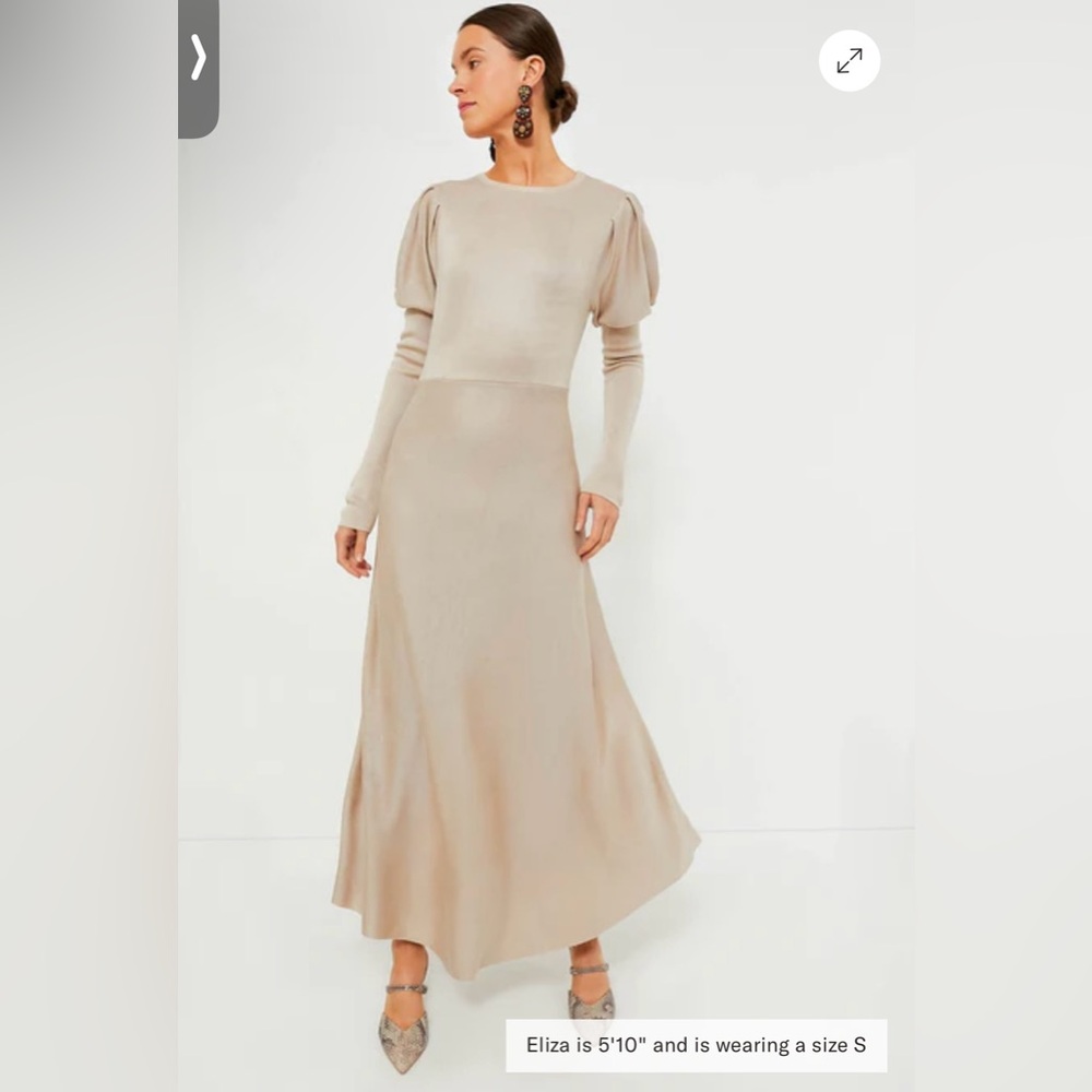 POMANDER PLACE/ Tan Brielle Sweater Dress